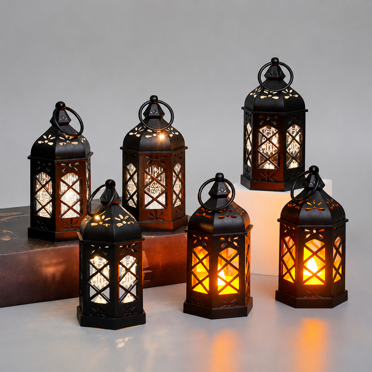 Led Digital Candle Light Hexagonal