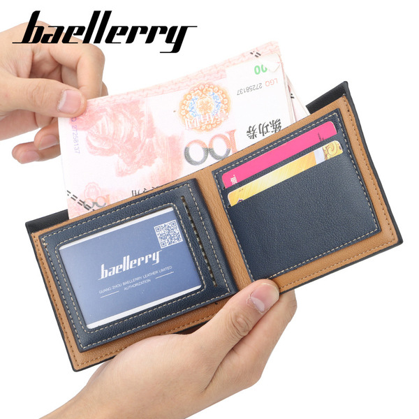 Premium Men's PU Leather Bifold Wallet | Stylish & Durable Wallet for Men
