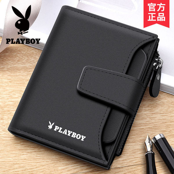 Playboy Vertical zipper buckle Wallet