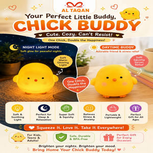 Cute Chick Night Light- LED Lamp for Kids & Adults